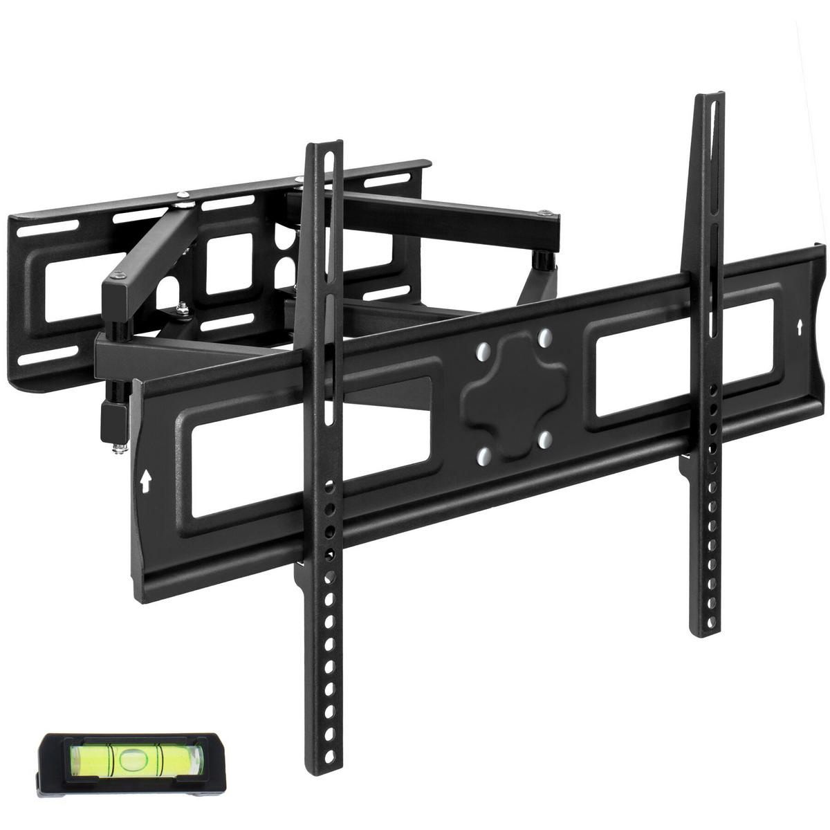 TV-WANDHALTERUNG, bis 120 kg, schwarz - Schwarz, Metall (65/40/52cm) - tectake
