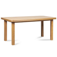 ESSTISCH COSPE ausziehbar bis 300cm, Eiche hell - Hellbraun/Eichefarben, Holz (200/77/100cm) - KONSIMO®