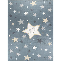 KINDERTEPPICH Maschinenwaschbar 160/213 cm Blau - Blau, Naturmaterialien/Textil (160/213cm) - LIVABLISS