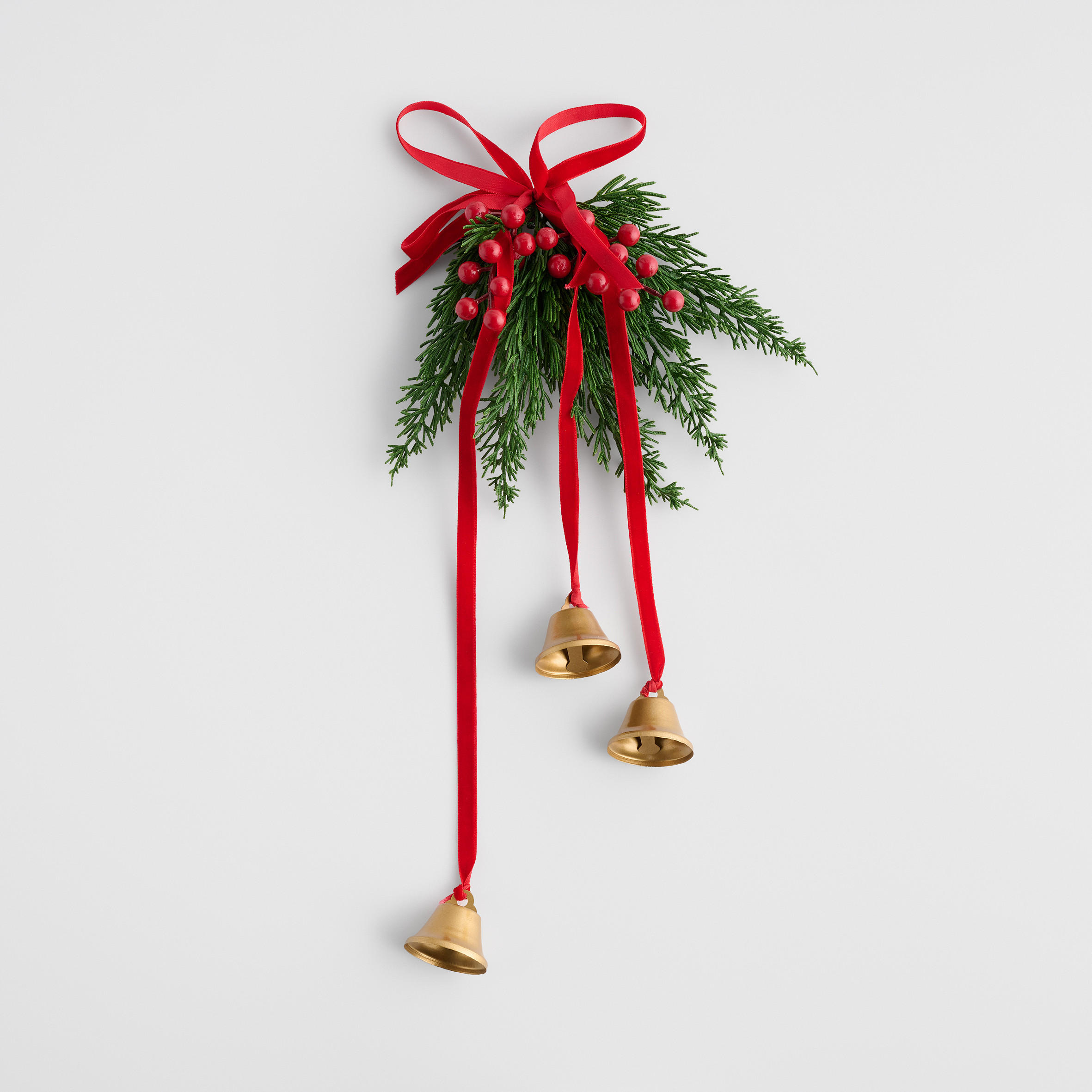 GIRLANDE INGE, 50x22x8 cm, Rot, Weihnachtsgirlande, Weihnachtsdekoration, Weihnachtsdeko, Deko Wohnzimmer, Winter Christmas, XMAS Geschenk - Rot, Kunststoff (50cm) - home&you