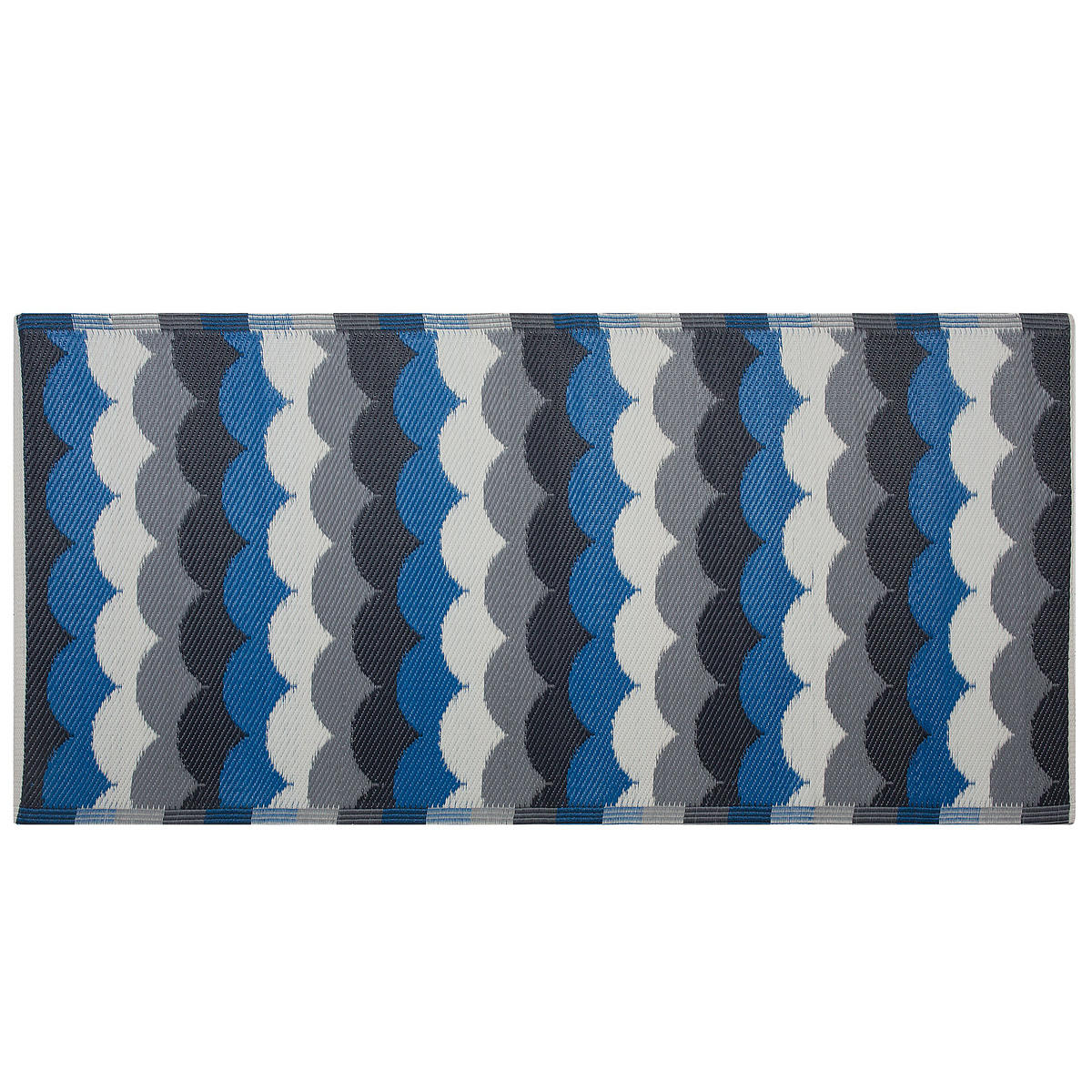 OUTDOOR-TEPPICH Bellary 180/90 cm - Multicolor, Kunststoff (90/180cm) - Beliani