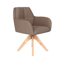 ESSZIMMERSTUHL Pete - Taupe - 62/63/85 cm - Taupe, Textil (63/85/62cm)