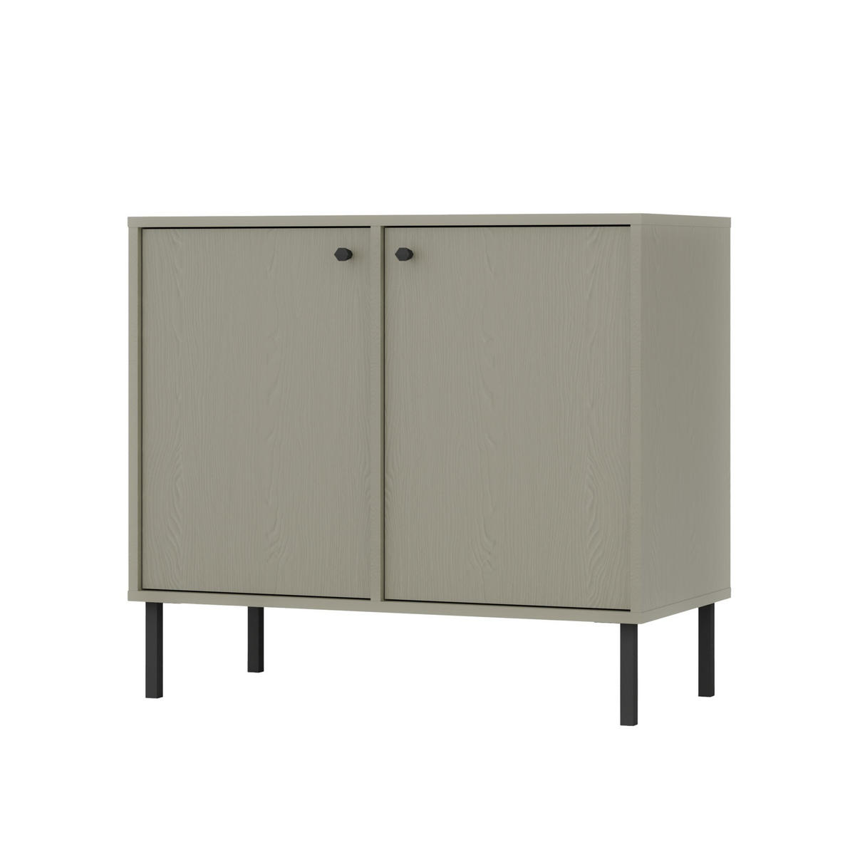 KOMMODE TORINO 84/74/41 cm mit 2 Türen Hellgrün - Hellgrün, Holzwerkstoff (84/74/41cm) - MASSENO