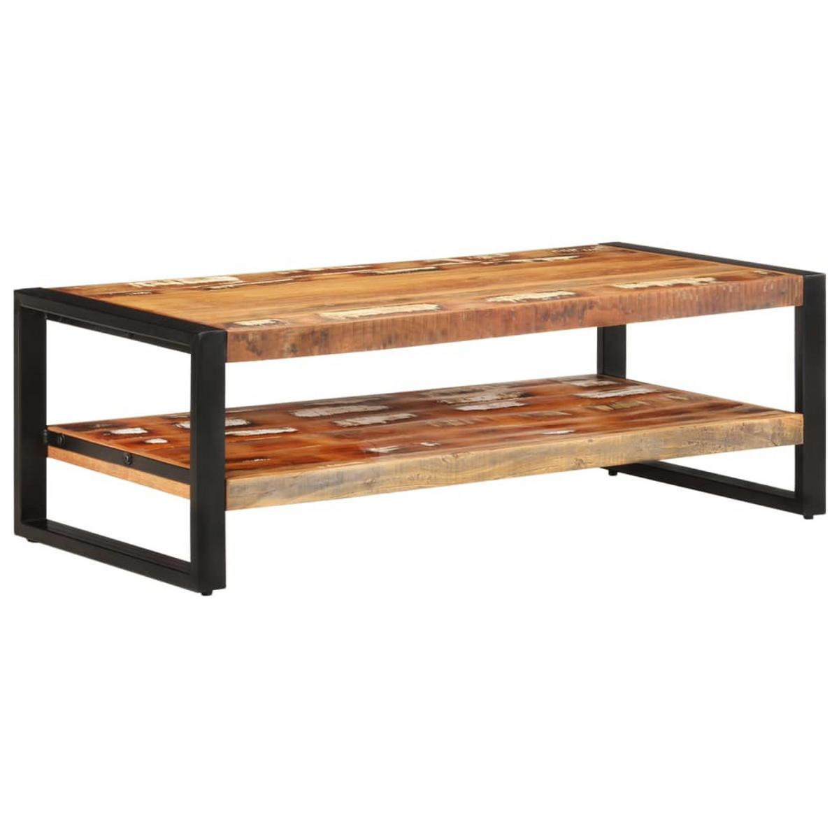 COUCHTISCH 120/60/40 Cm Altholz Massiv - Braun, Holzwerkstoff (120/60/40cm) - vidaXL