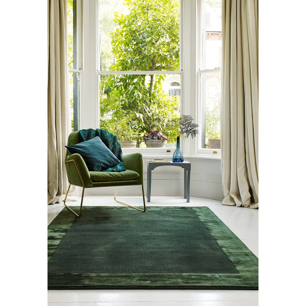 Thumbnail - Kadima Design Teppich, Grün, Textil, Uni, Rechteckig, 120x170 cm, in verschiedenen Größen erhältlich, Teppiche & Böden, ...