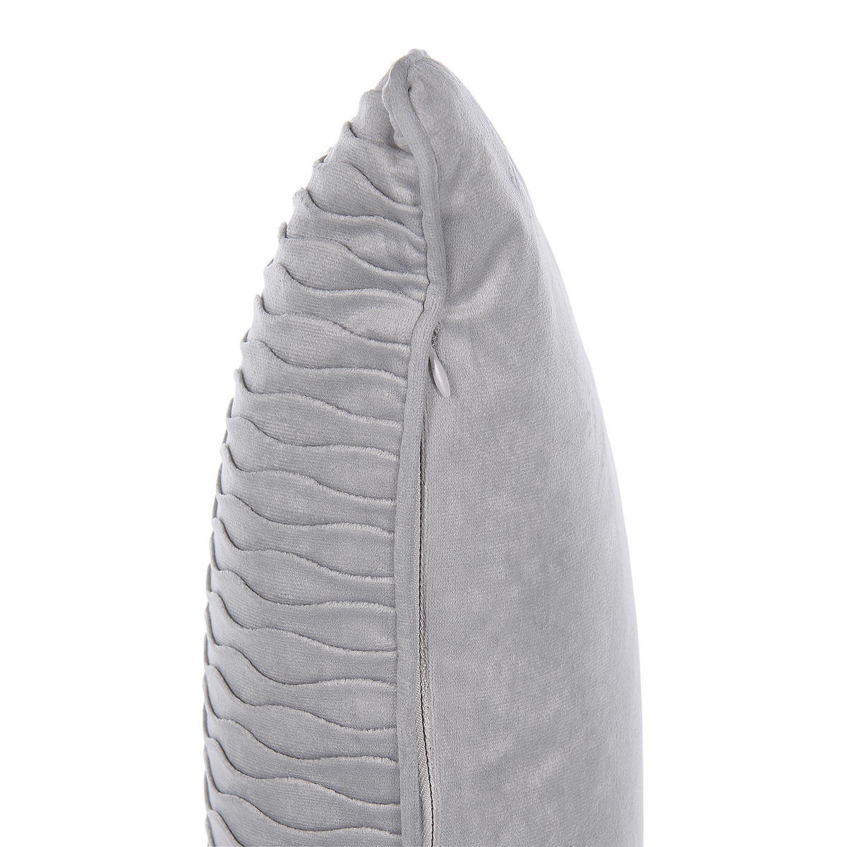 DEKOKISSEN 2er-Set Grau 50/30 cm Motari - Grau, Textil (50/30cm) - Beliani
