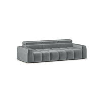 SOFA Darcy - Grau, Holzwerkstoff/Textil (303/98/115cm) - Fun Möbel