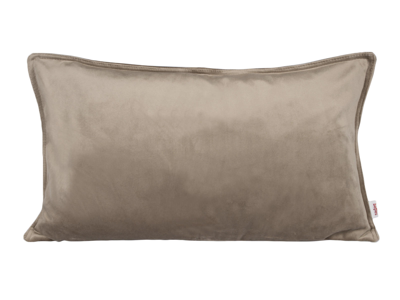 KISSENHÜLLE Samt&Sonders taupe 50/30 cm - Taupe, Textil (30/50cm) - beties Heimtextil