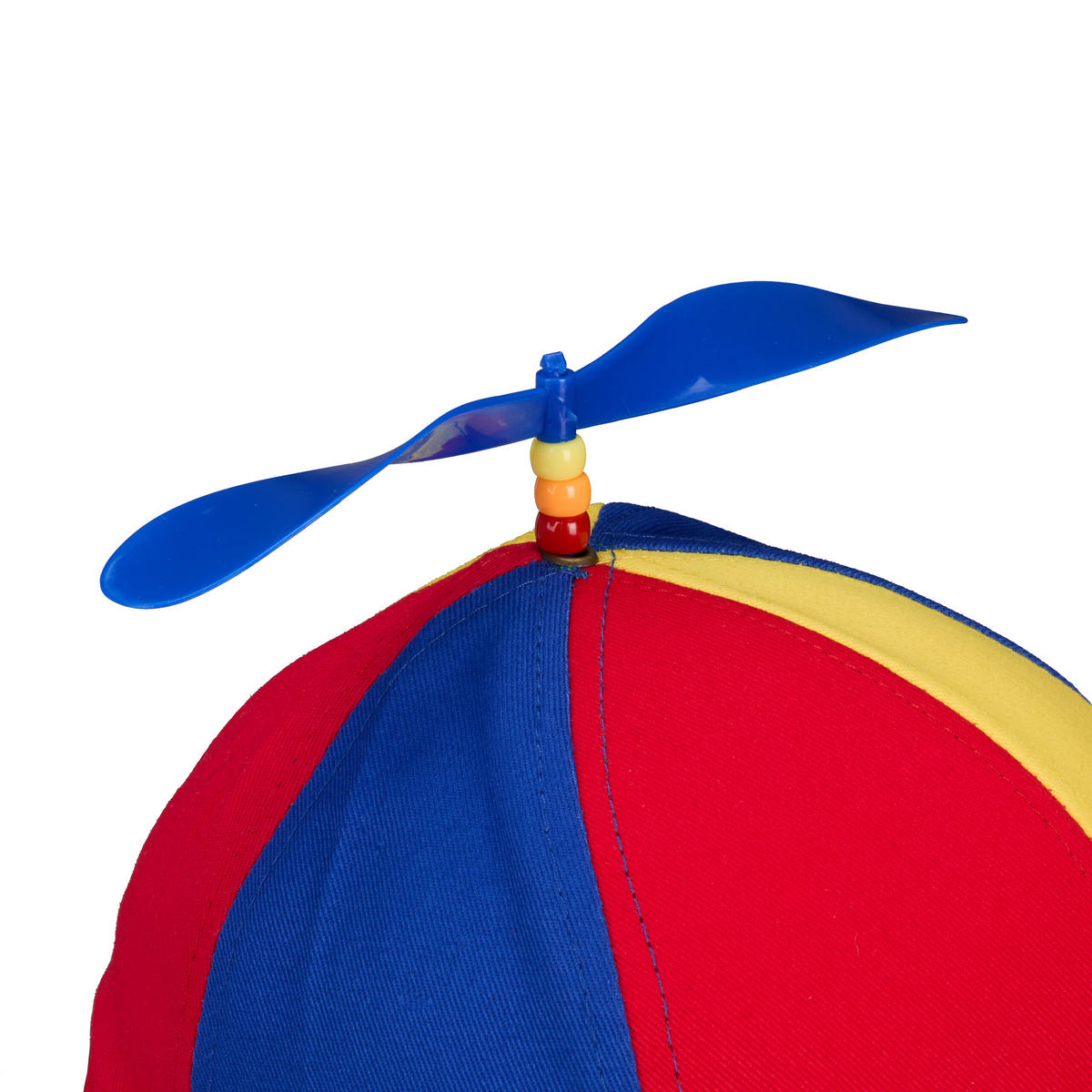 2XPROPELLERMÜTZE - Multicolor, Kunststoff/Textil (17/14/27cm) - Relaxdays