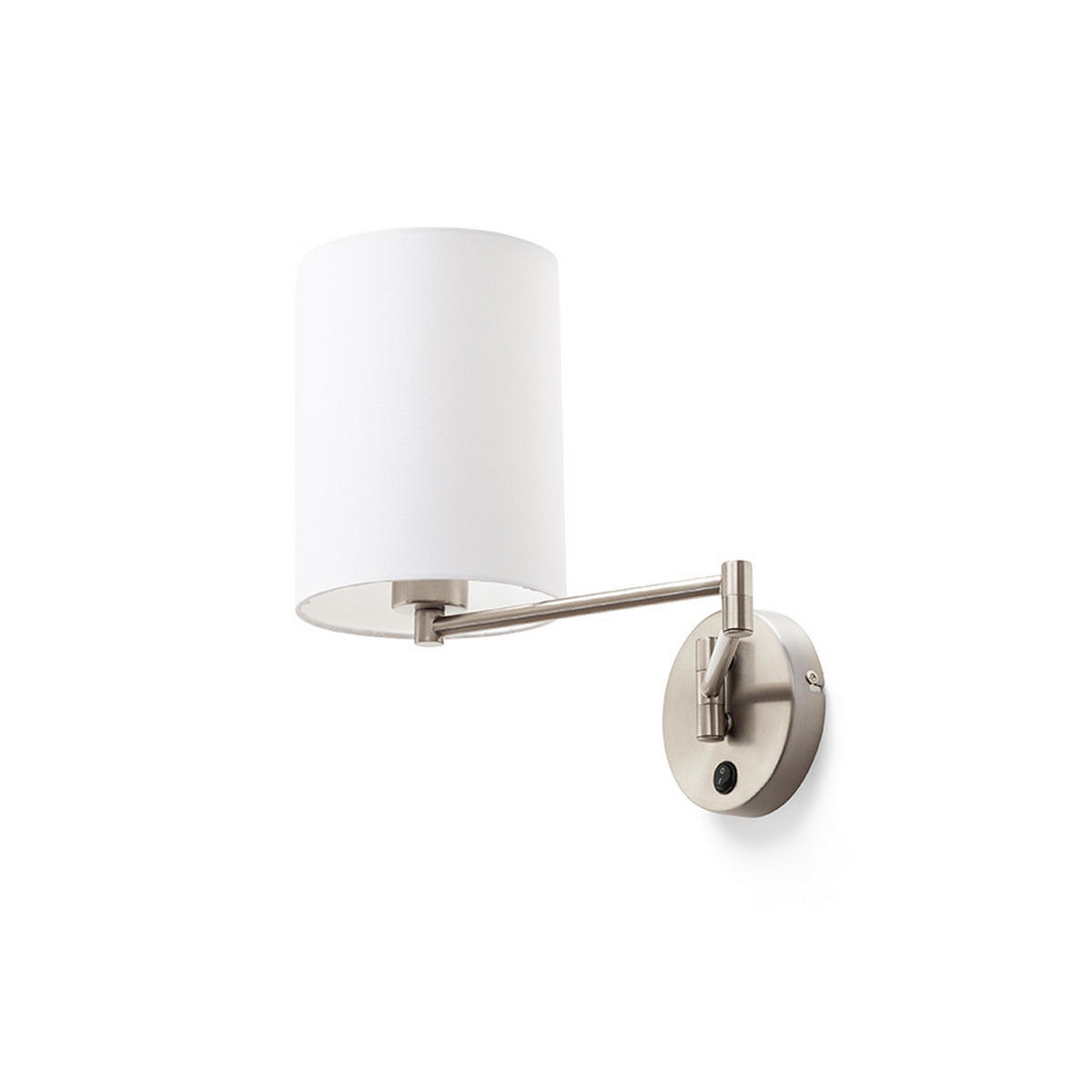 LEUCHTE AVENIDA Mattnickel 11 W - Nickelfarben, Metall (47/12/17cm) - Rendl