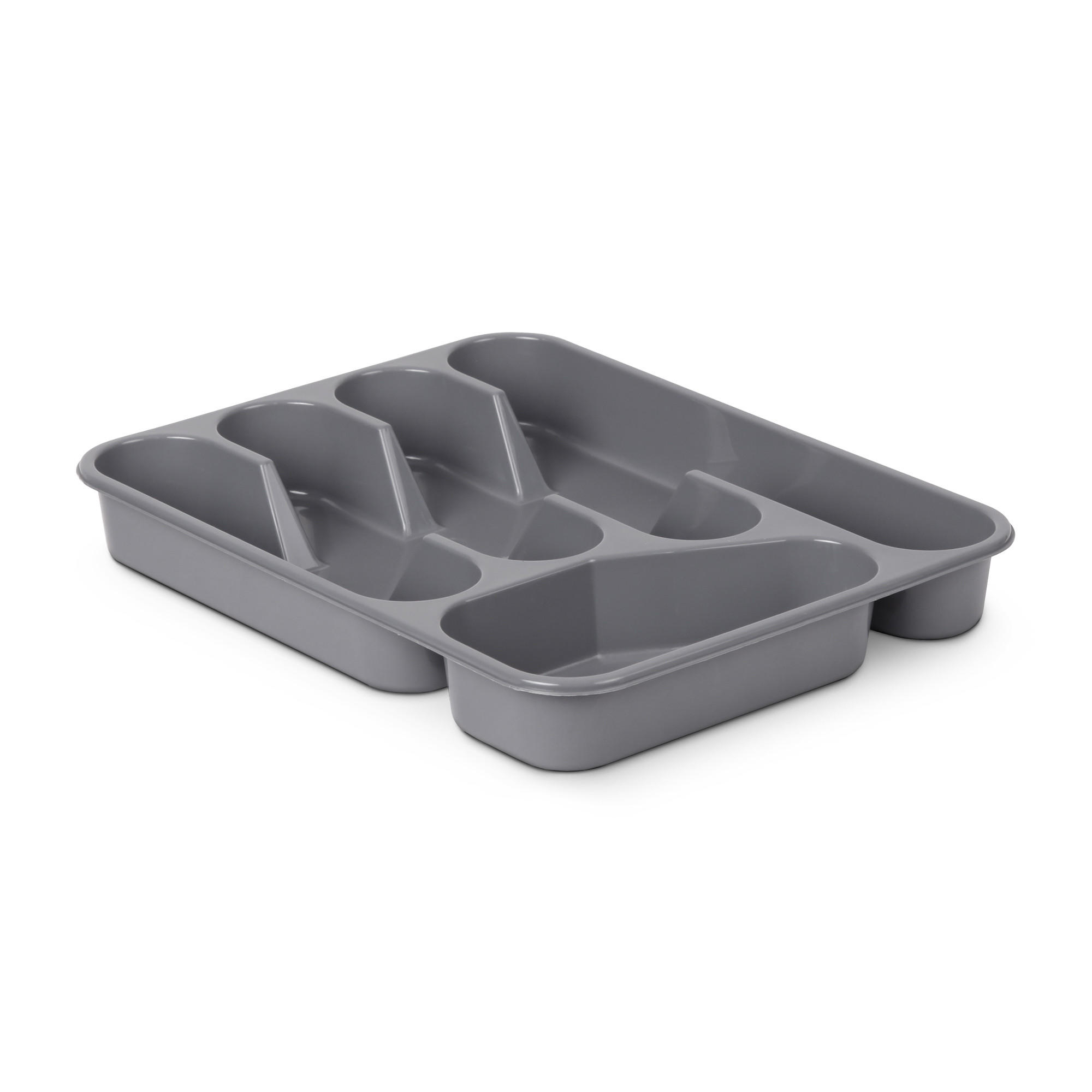 BESTECKKASTEN Anthrazit - Anthrazit, Kunststoff (33.5/4/26cm)