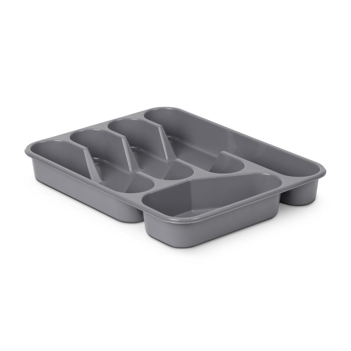 BESTECKKASTEN Anthrazit - Anthrazit, Kunststoff (33.5/4/26cm)