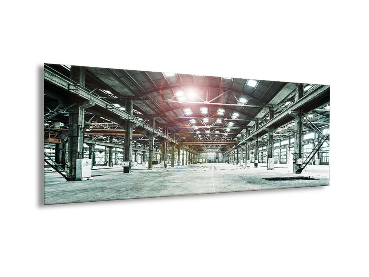 GLASBILD 80x30 cm Architektur - Anthrazit, Glas (80/30cm) - artissimo