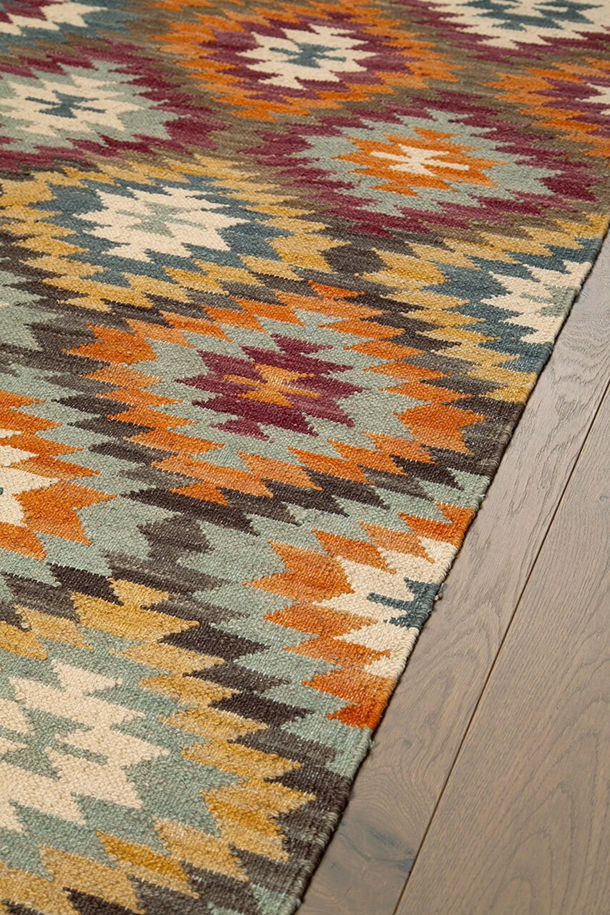 TEPPICH handgewebt Kelim Orient Wolle SOLAS Mehrfarbig 100 x 160 cm - Multicolor, Naturmaterialien (100/160cm) - Novatrend