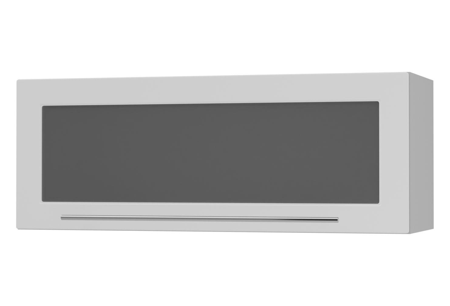 Feldmann-Wohnen Küchenhängeschrank Weiß, Grau 90x36x32.5 cm