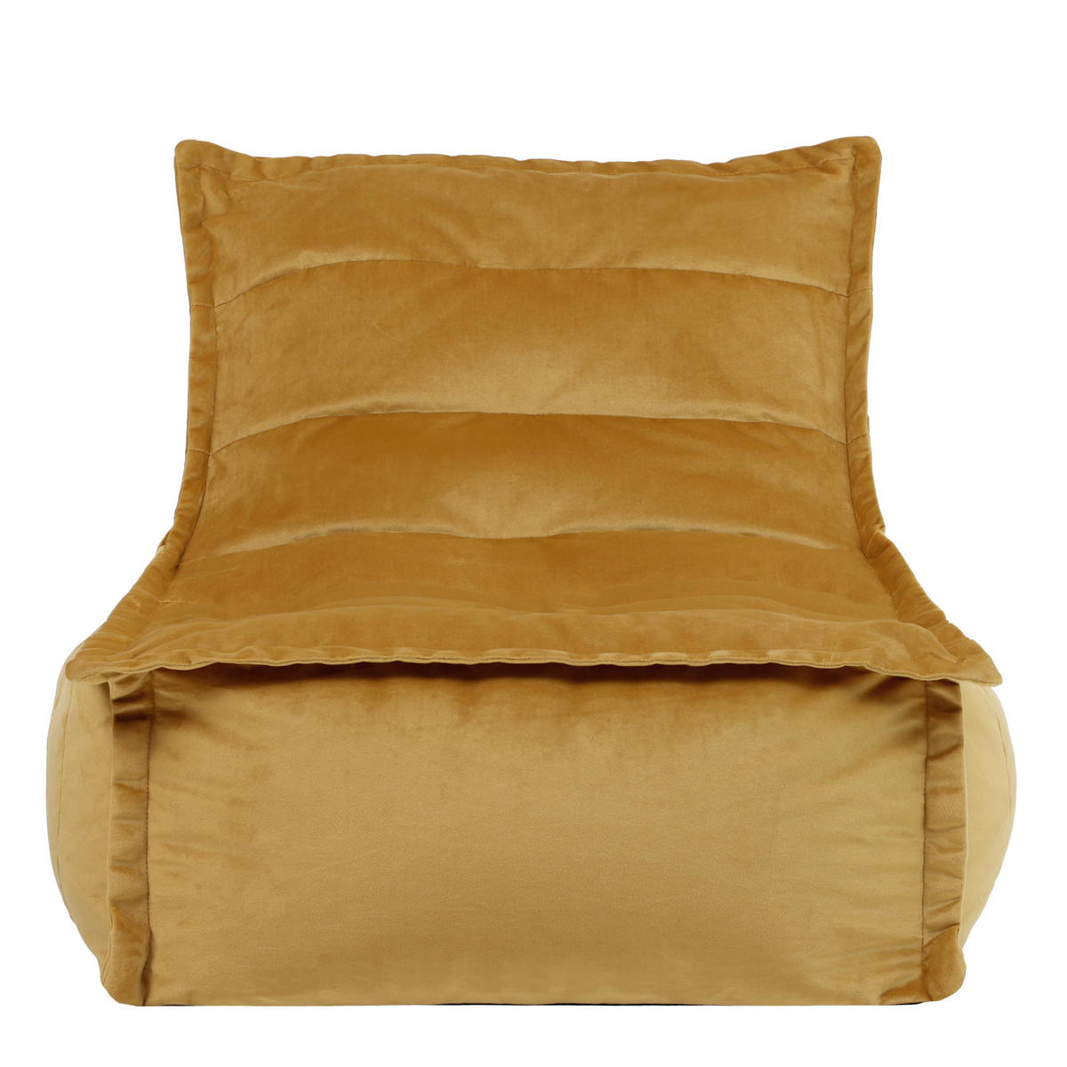SITZSACK Lounger Skandi, Samt - Gelb, Kunststoff (79/68/90cm) - icon