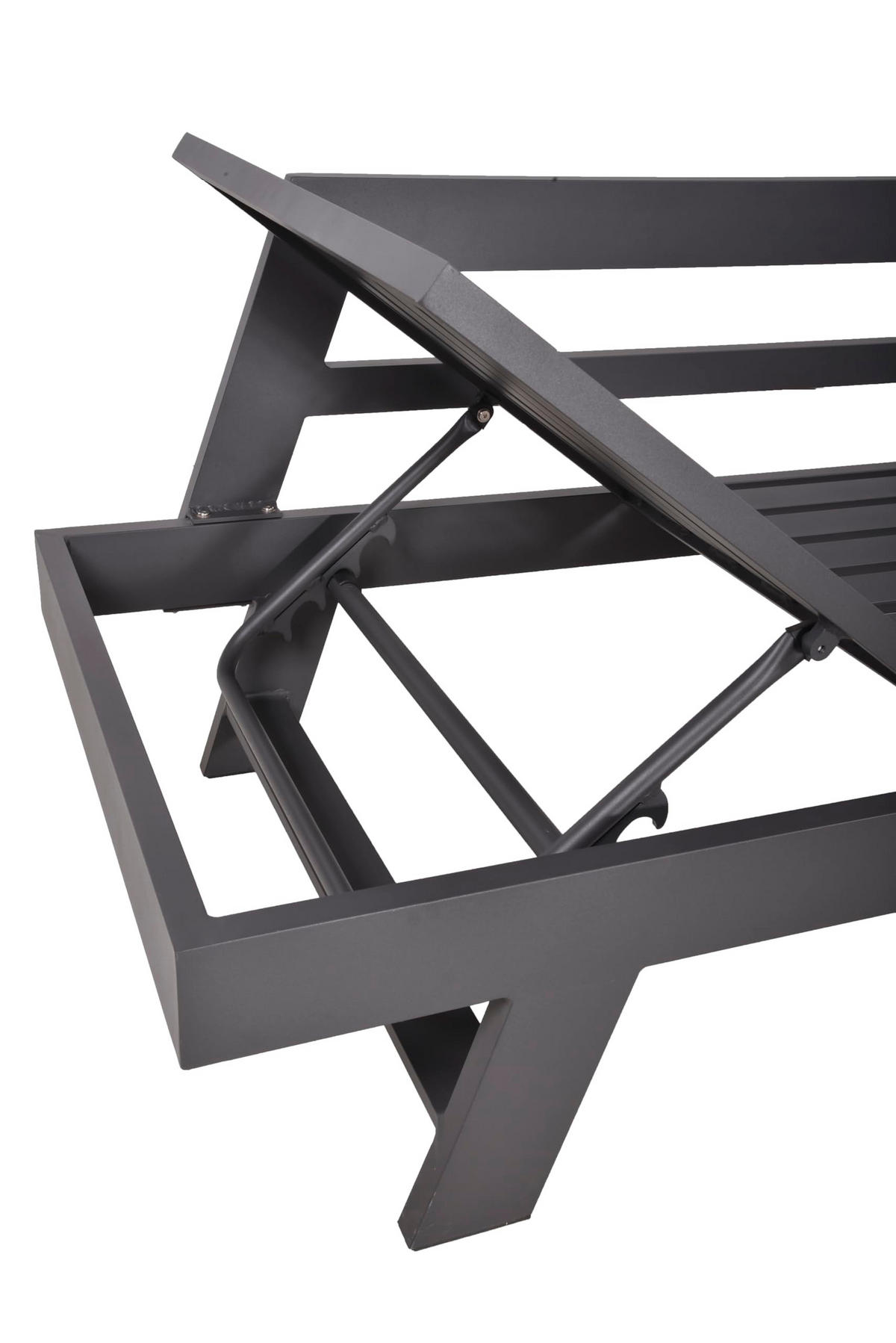 GARTENLOUNGESET Anders 3-teilig Gartenmöbel - Grau, Kunststoff - DELUKE