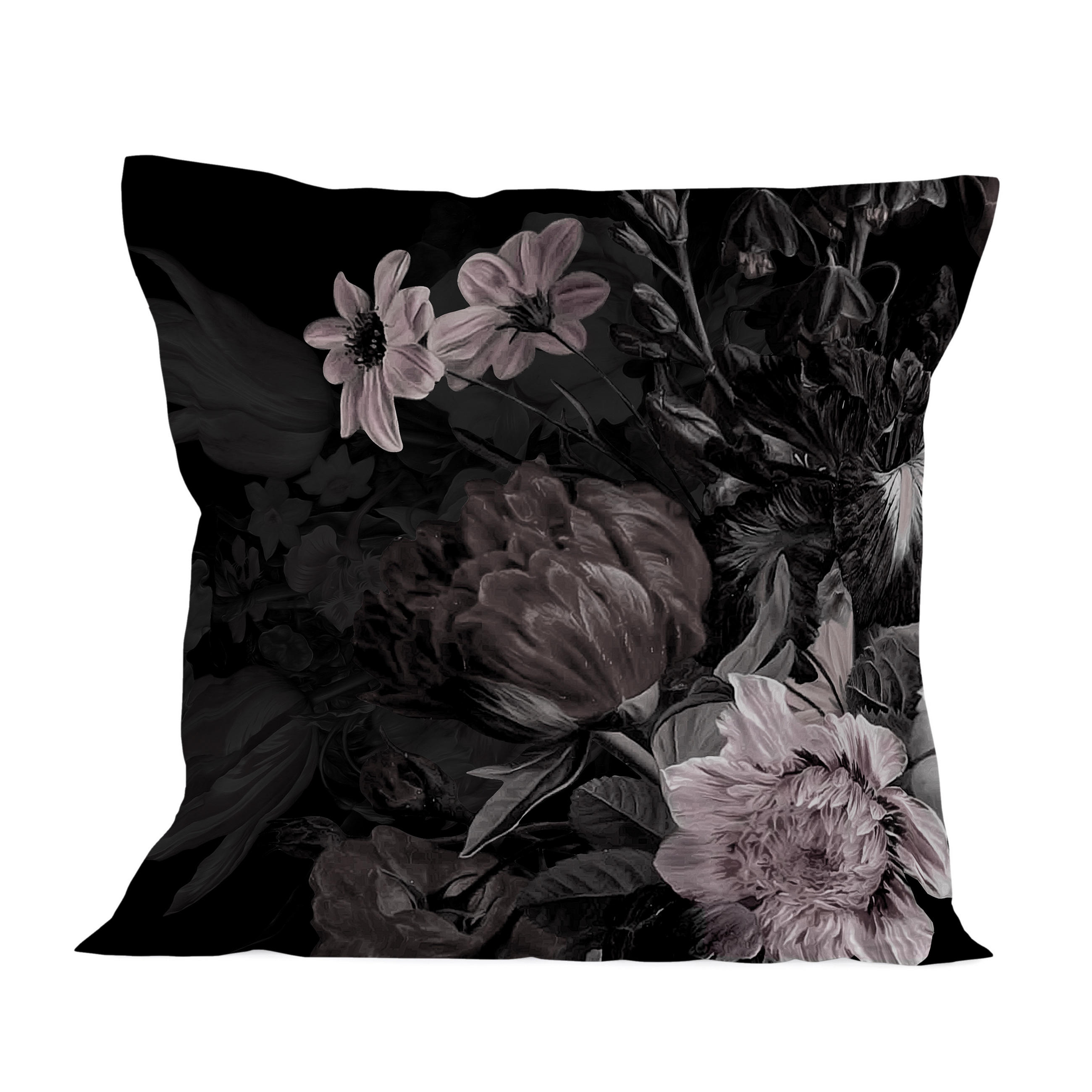 KISSENBEZUG onyx 60x60 cm mehrfarbig - Multicolor, Textil (60/60cm) - Happy Friday