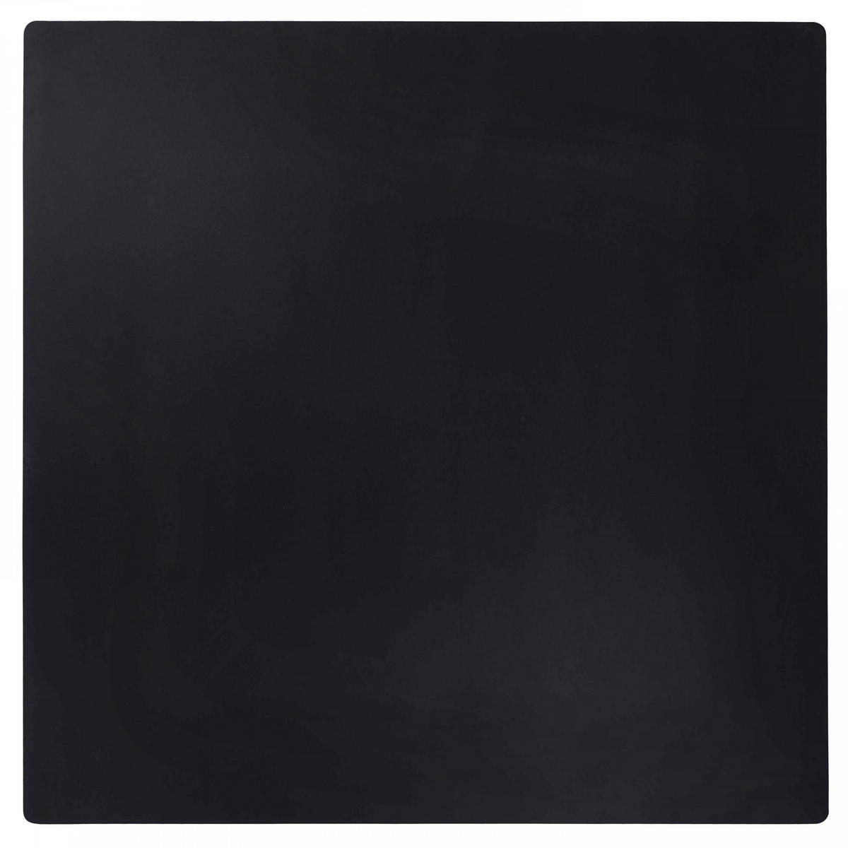 TISCHPLATTE 60 x 60 cm, Schwarz - Schwarz, Kunststoff (60/1.25/60cm) - Oviala