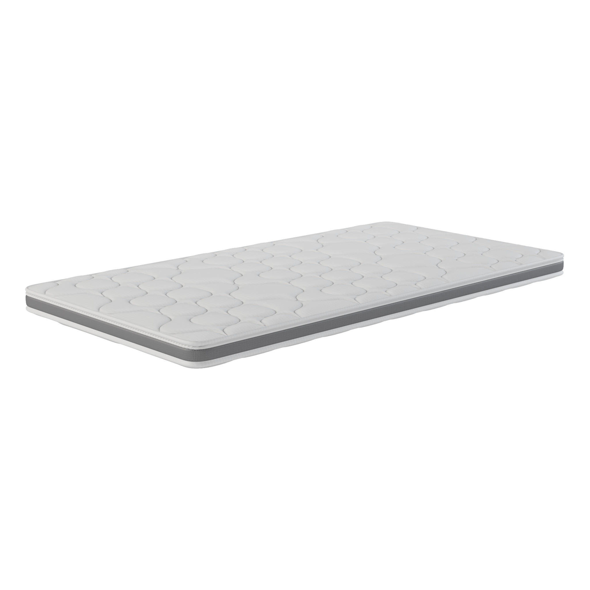 TOPPER "Top Dynamic S", 80 x 200 cm, Höhe: ca. 7 cm - Weiß, Textil (80/200cm) - Hn8 Schlafsysteme