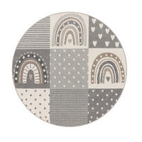 KINDERTEPPICH 160/160 cm Nino 890 - Grau, Kunststoff (160/160cm) - Paco Home