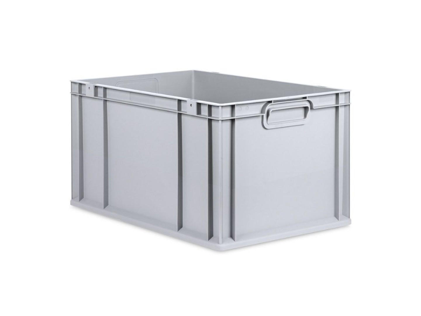 EUROBOX Nextgen Economy Griffe Geschlossen 32x40x60cm 65 Liter - Grau, Kunststoff (40/32/60cm) - PROREGAL