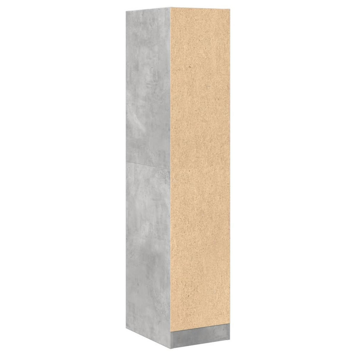 APOTHEKERSCHRANK Betongrau 30/41/144,5 Cm Holzwerkstoff - Grau, Holzwerkstoff (41/144.5/30cm) - vidaXL