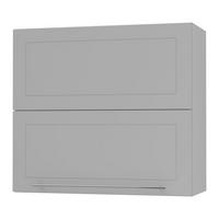 KÜCHENHÄNGESCHRANK Kvantum W8B/80 Dust Grey Matt / Grau Matt 80 / 32,5 / 72cm - Grau, Holz/Holzwerkstoff (80/72/32.5cm) - Feldmann-Wohnen