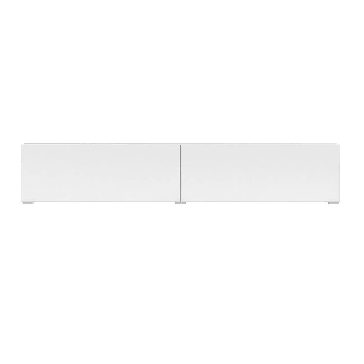 TV STOLÍK Glora Biela - biela, kompozitné drevo (180/30/35cm) - Petits-meubles