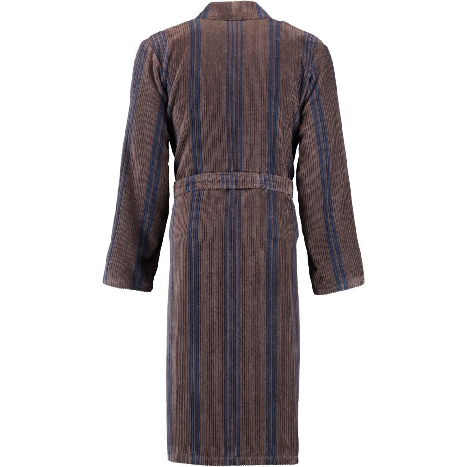 BADEMANTEL HERREN KIMONO STRUKTUR 2508 TABAK - 31 - Braun, Textil (Snull) - Cawoe