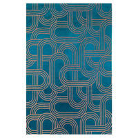 TEPPICH Disco Night Fever 170/240 cm - Blau, Textil (170/240cm) - Lola&Moi