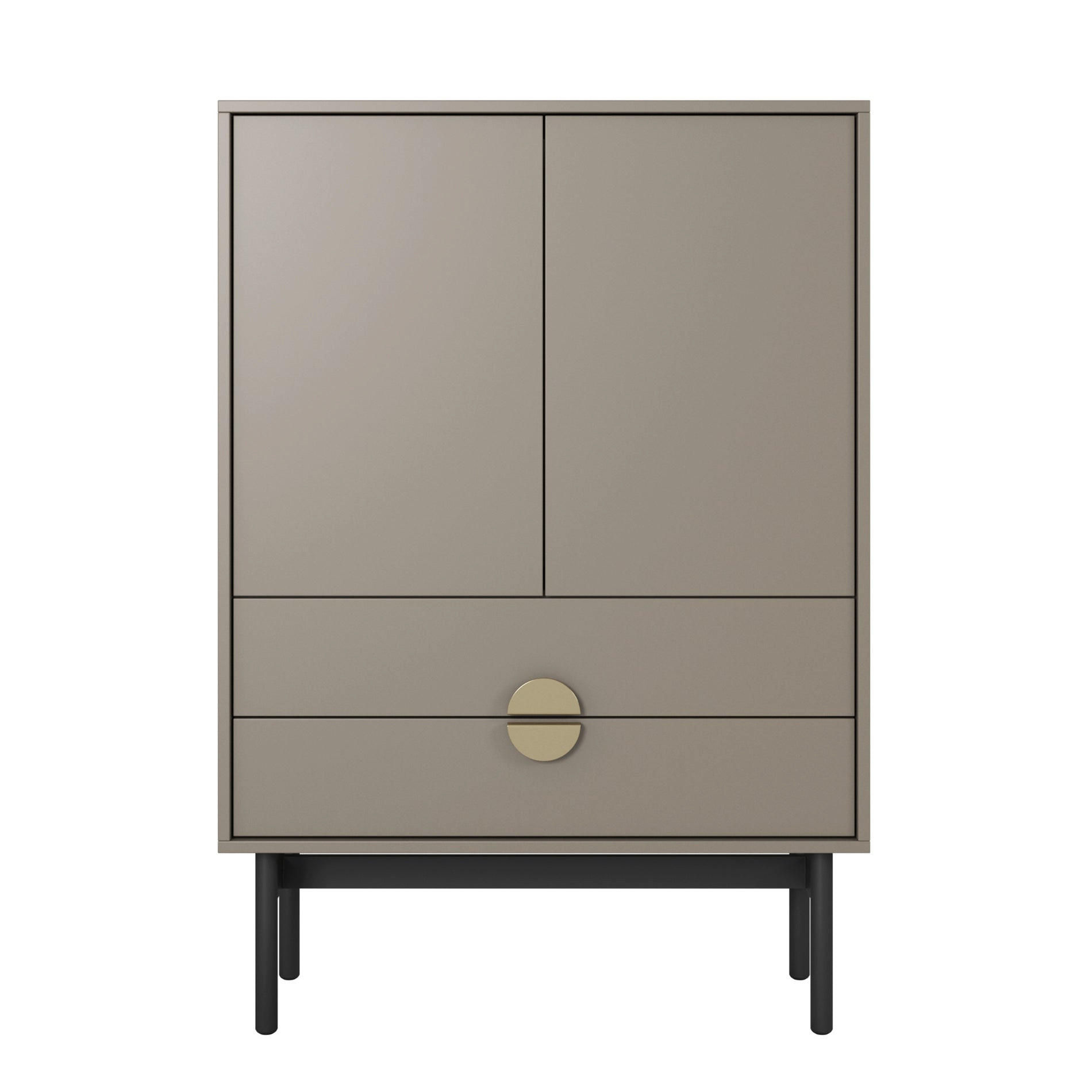 Selsey VYSOKÁ KOMODA Stoon II 2-dveřová 85 cm