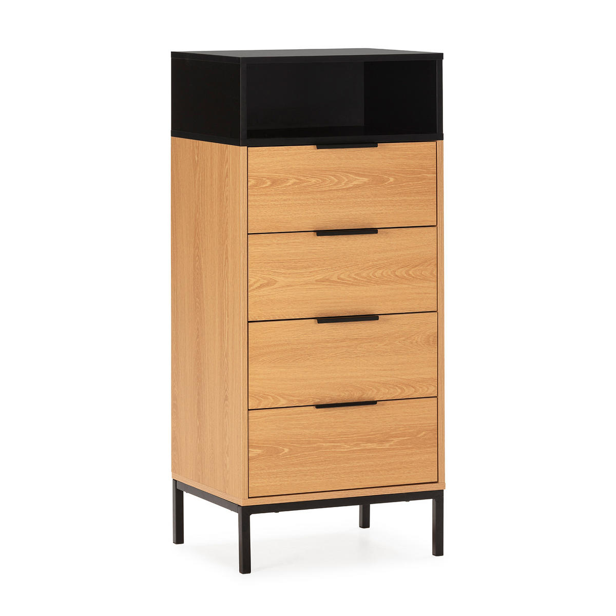 KOMMODE 50/115/40 Nieve Eichenfarbe - Honigeiche, Holzwerkstoff (50/115/40cm) - VS Venta-stock