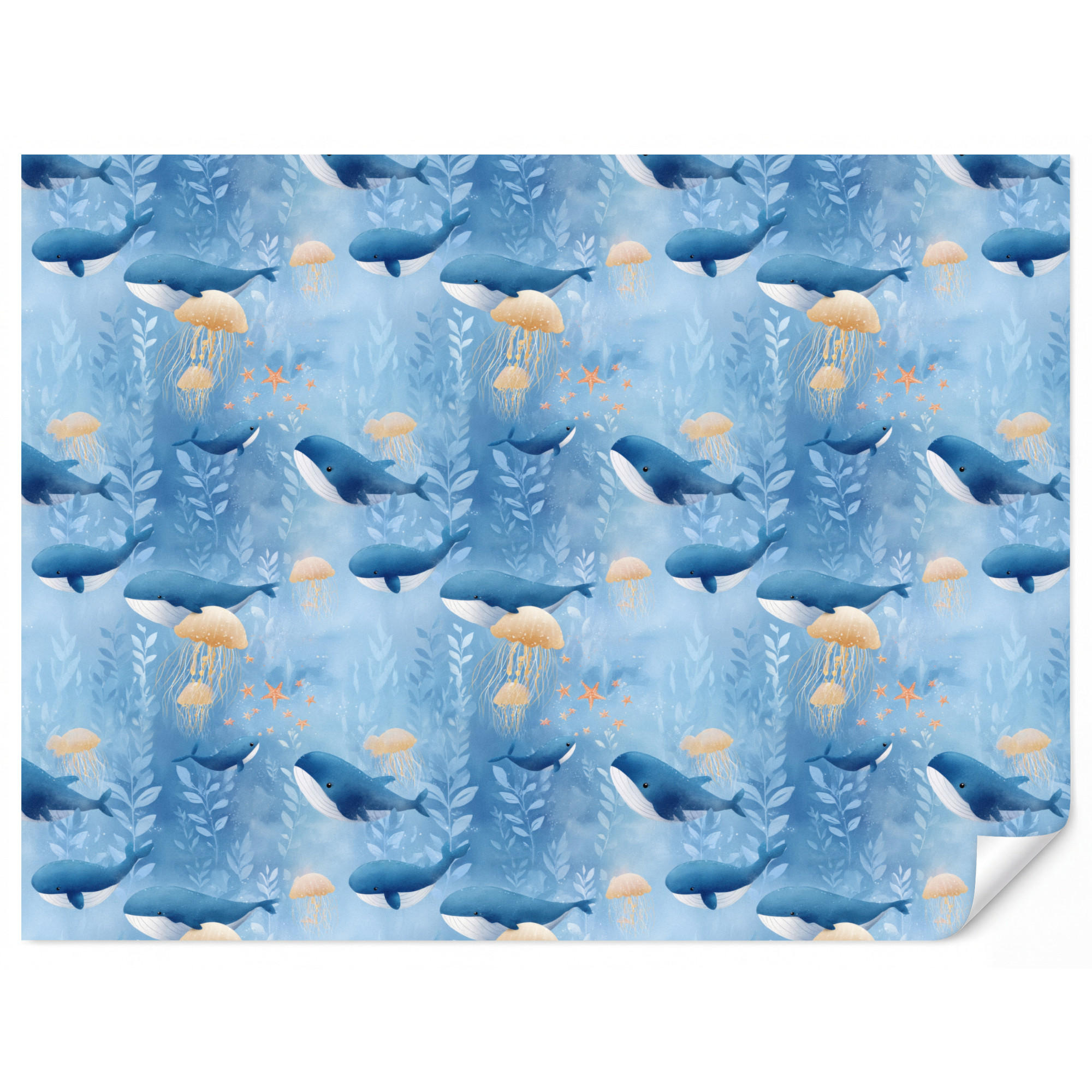 OnlyWow Kindertapete Blau 260x200 cm