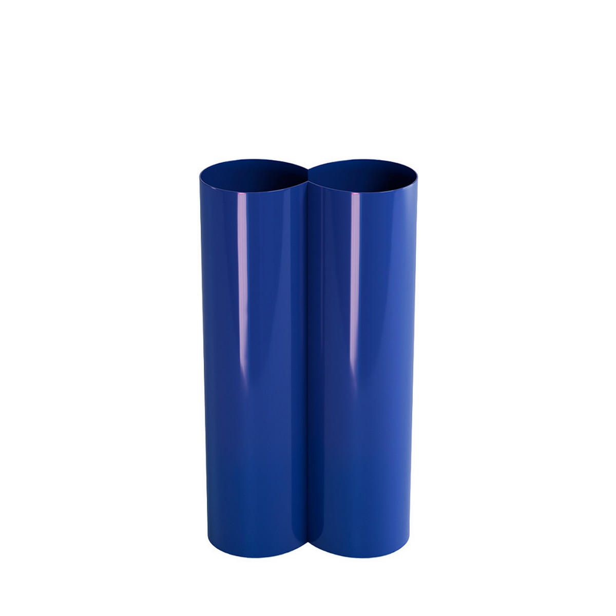 METALLVASE - Flower - Blau - Blau, Metall (26cm) - Drawer