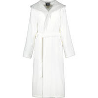 BADEMANTEL DAMEN KAPUZE CLASSIC 4345 WEISS-SILBER - 607 - Weiß, Textil (Mnull) - Cawoe