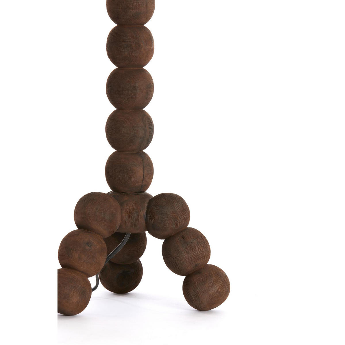 LAMPENFUSS Veglio Braun 20/20/40 cm - Braun, Holz (20/20/40cm) - Light & Living