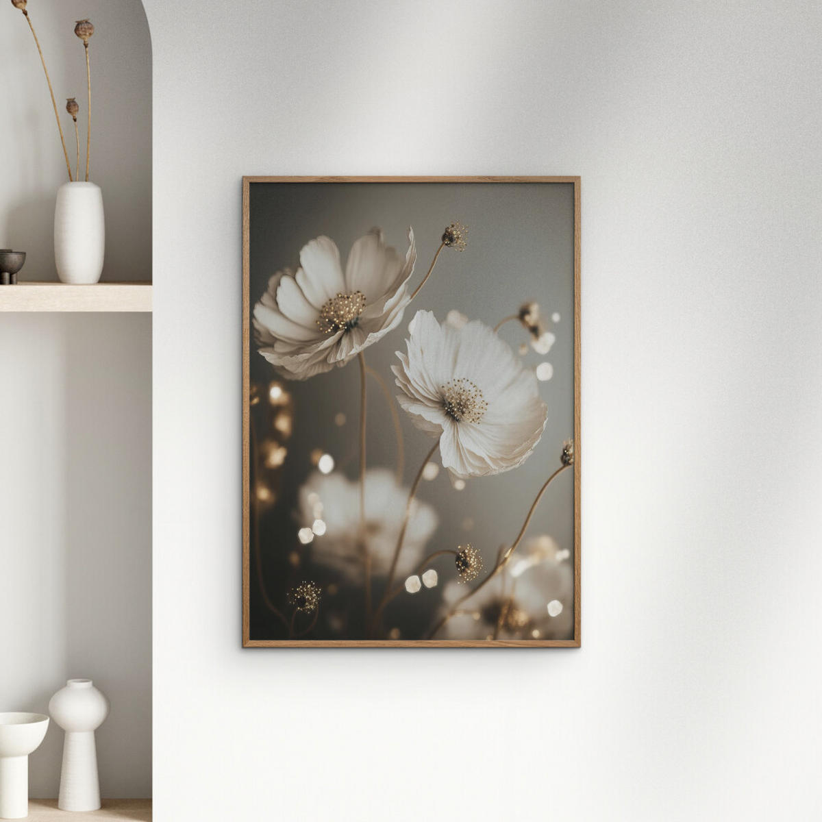POSTER Treechild - Golden Beauties - Weiß, Papier (70/100/0.1cm) - Poster&Frame