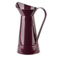 VASE Roger Violett 27x17xh38,5 cm Metall - Violett, Metall (38.5cm) - Mondex