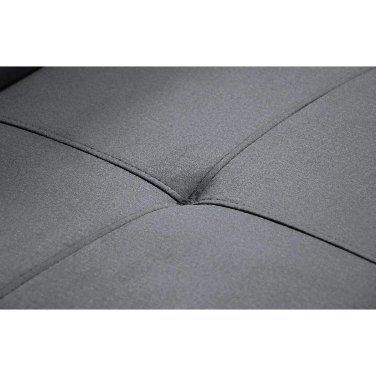 ECKSCHLAFSOFA Waldo verstellbaren Kopfstützen, Hellgrau, links - Hellgrau/Schwarz, Textil (275/203cm) - Beautysofa