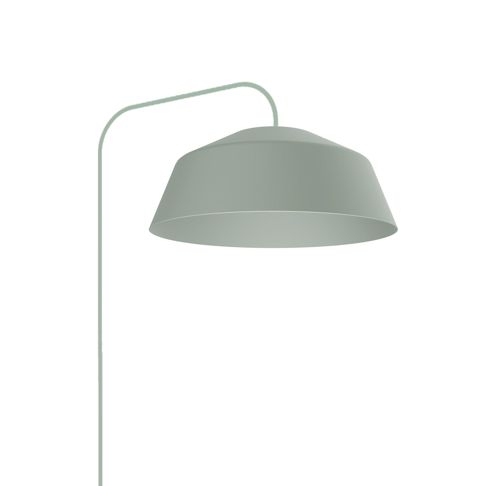 STEHLEUCHTE - Grün, Metall (35/35/165cm) - Lumicom