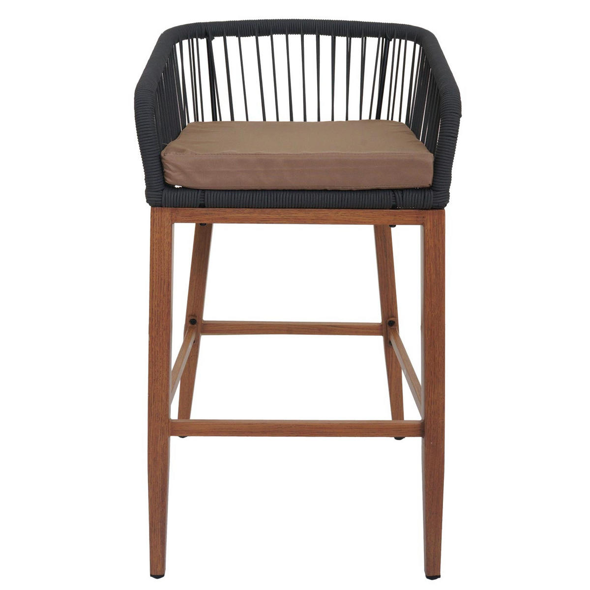 BARSKI STOL Anthracit, Taupe - antracit/sivorjava, kovina (51/92/53cm) - MCW