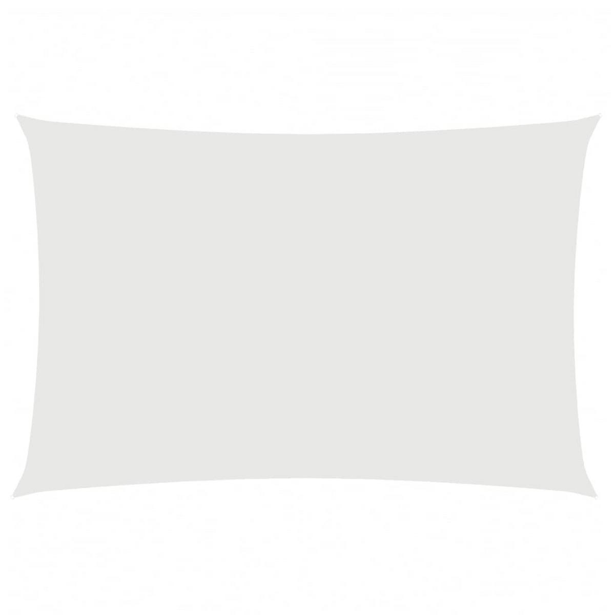 SONNENSEGEL Oxford-Gewebe Rechteckig 2x4 m Weiß - Weiß, Textil (400/200cm) - furnicato