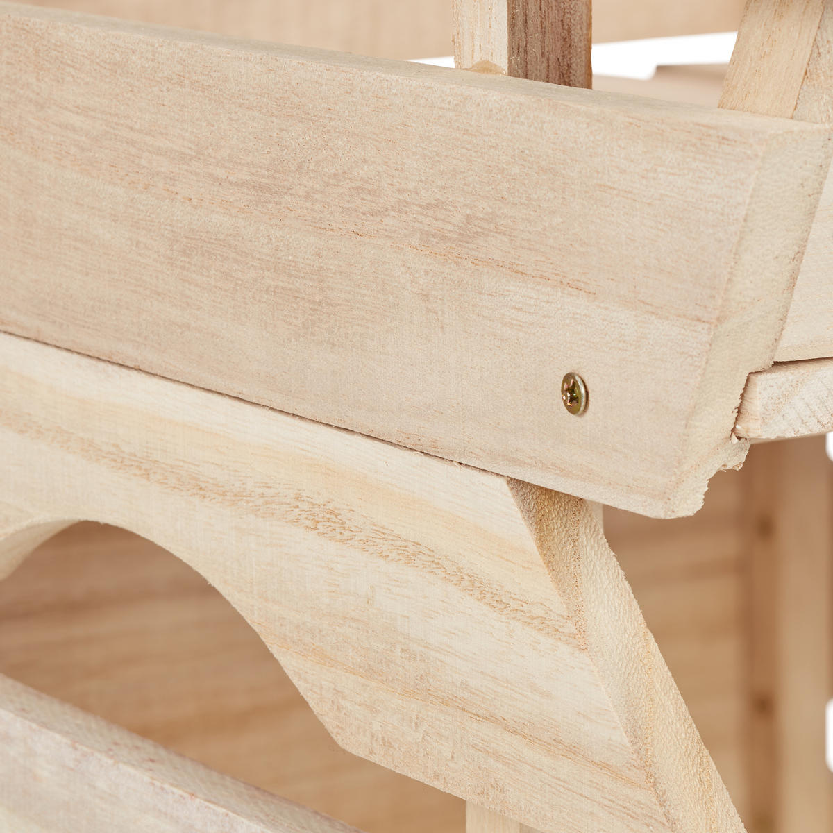 STAPPELKISTEN - Hellbraun, Holz (27.5/20/38cm) - Relaxdays