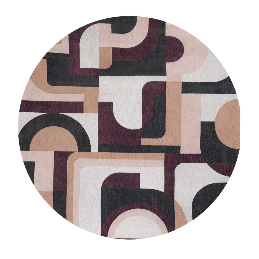 TEPPICH Pink Rohe Nuance 240/240 cm - Rosa, Textil (240/240cm) - Louis De Poortere