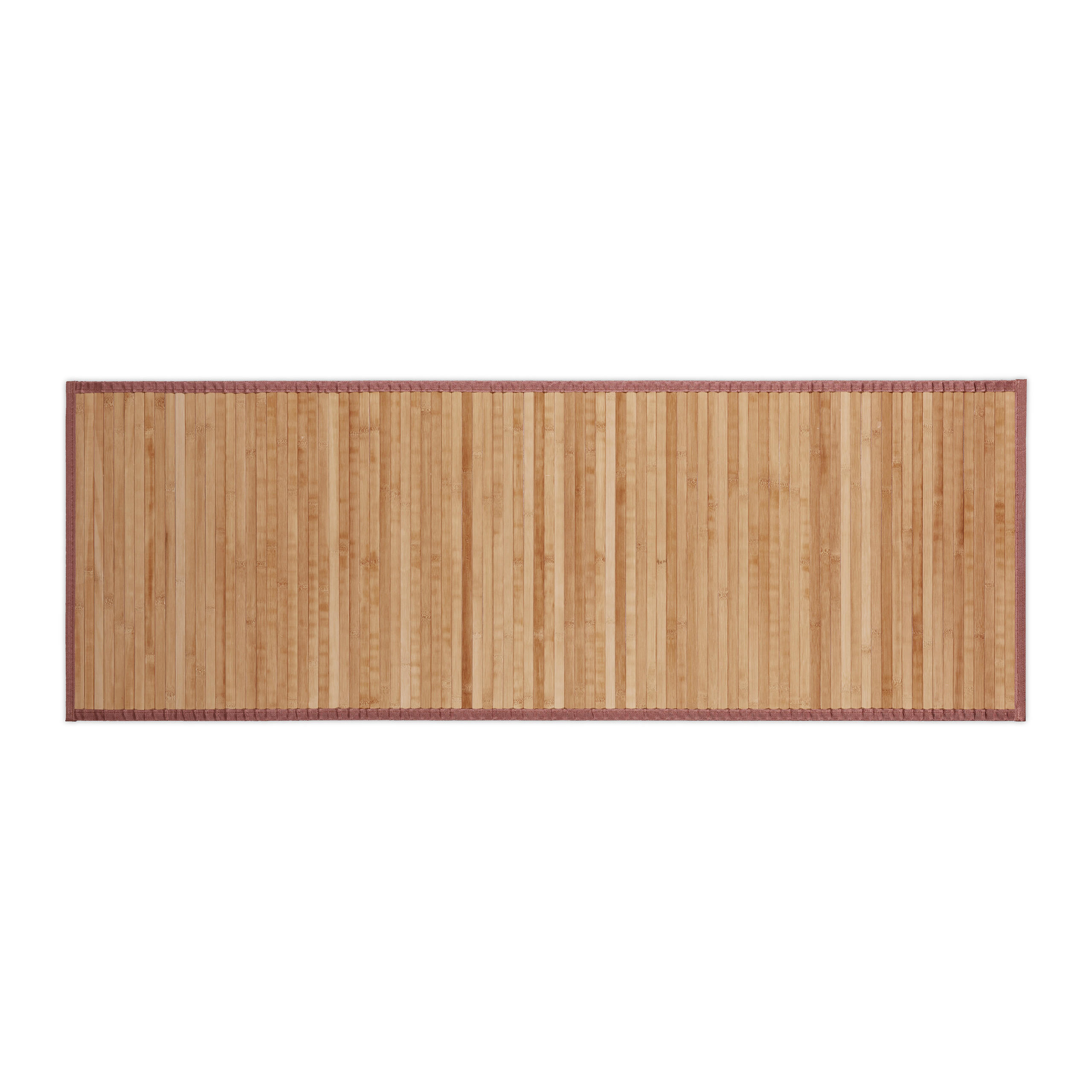 BAMBUSMATTE - Hellbraun, Holz/Textil (53/152cm) - Relaxdays
