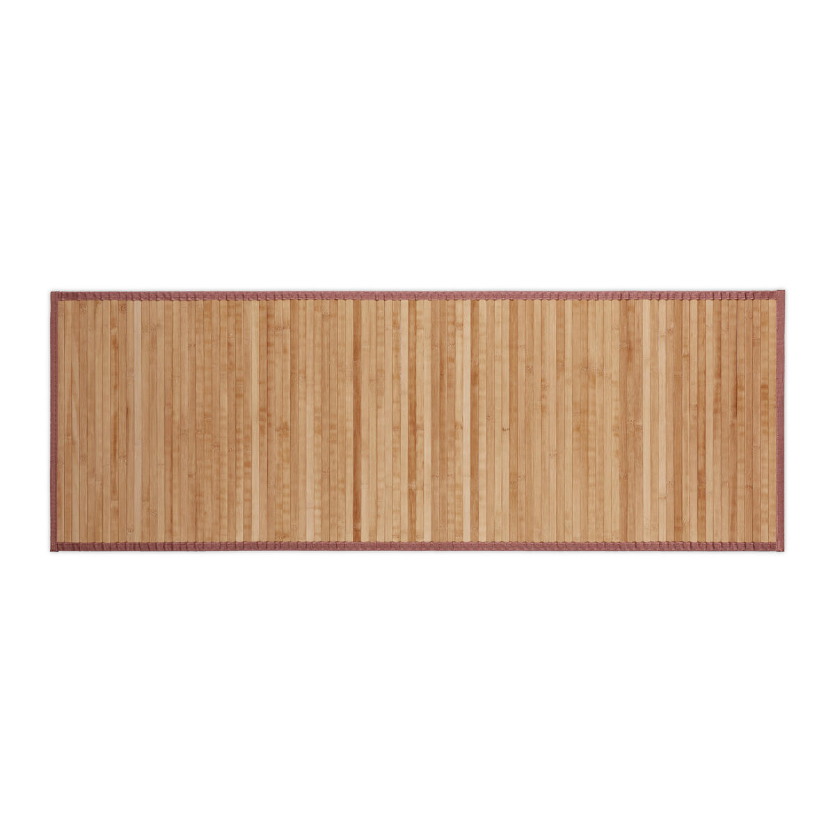 BAMBUSMATTE - Hellbraun, Holz/Textil (53/152cm) - Relaxdays