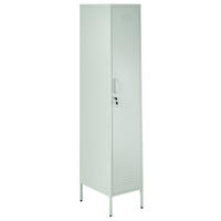 BÜROSCHRANK Metall Mintgrün Frome - Mintgrün/Grün, Metall (38/185/50cm) - Beliani