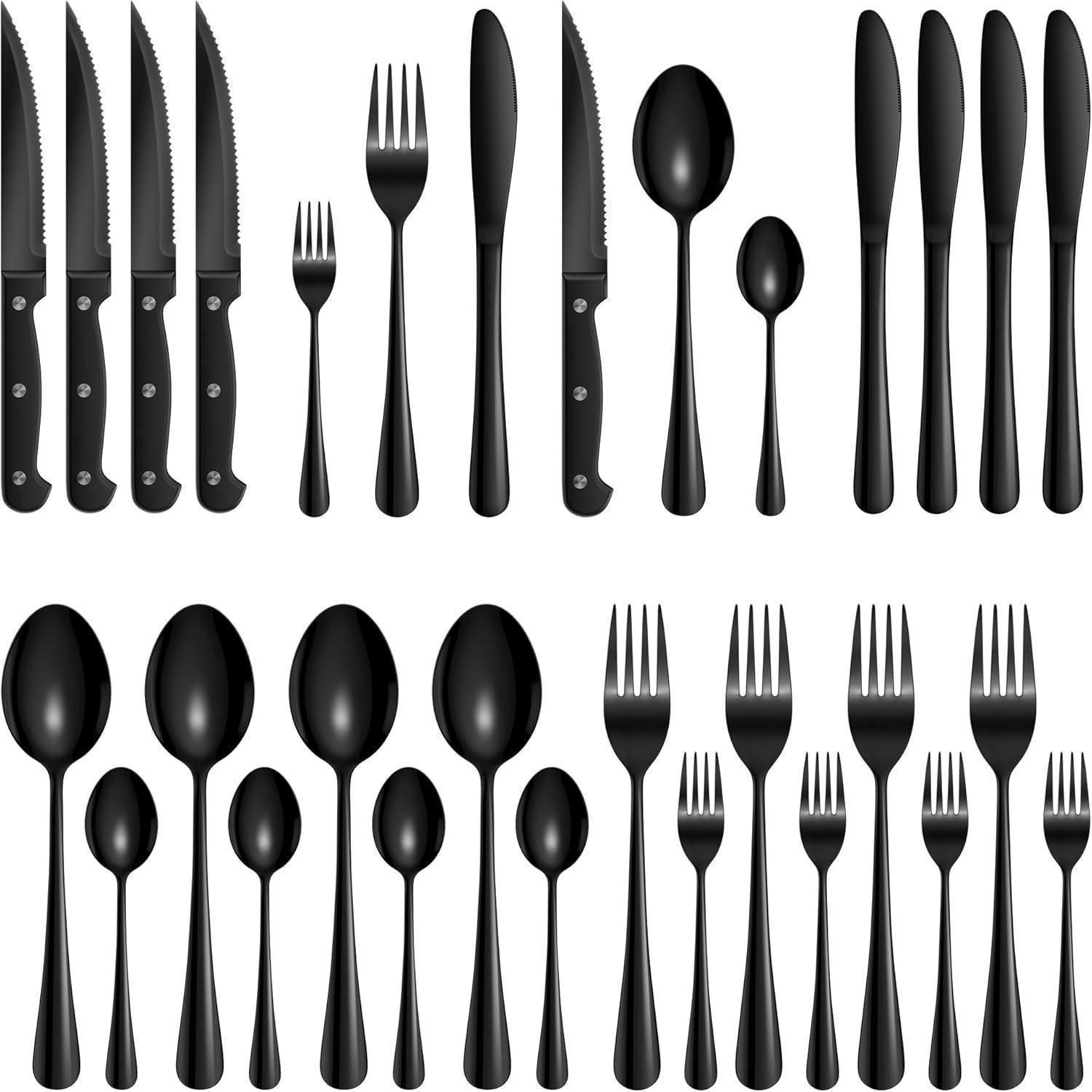 XXXLutz Besteckset Schwarz