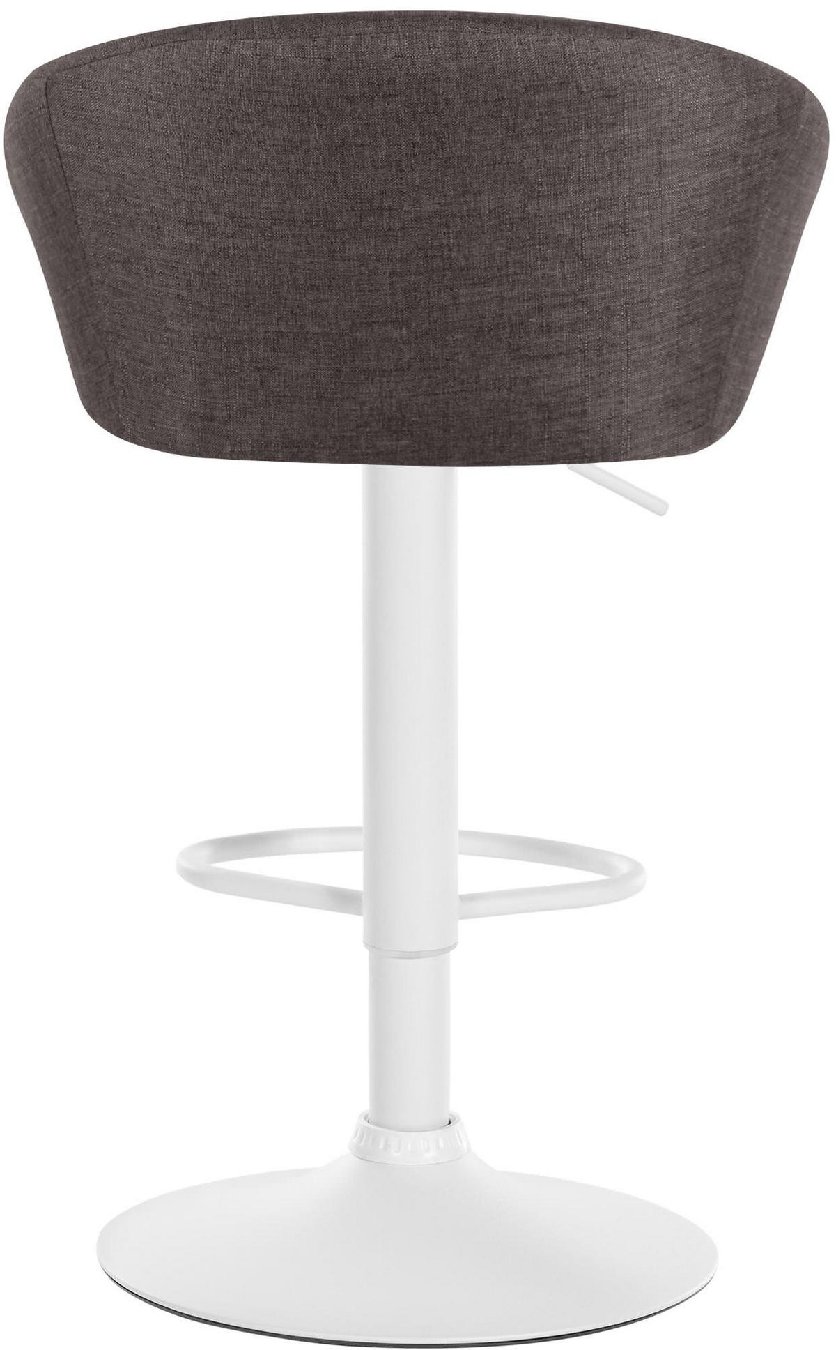 BARHOCKER Stoff dunkelgrau - Dunkelgrau, Textil (55/86/51cm) - CLP